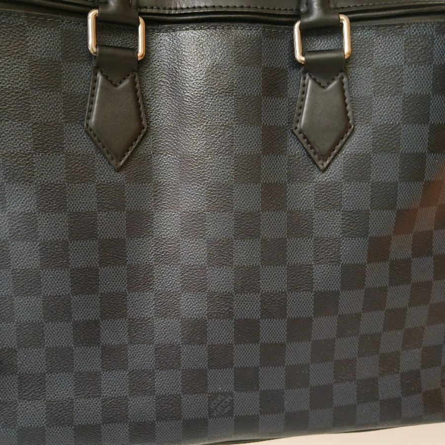 ‼️年中慶降價‼️創新低價只到6/21🎁(原25800)【8成新】㊣✨Louis Vuitton✨(附防塵袋)路易威登 LV 棋盤格 兩用 商務 手提包 公事包 電腦包 肩背包🌳二手樹屋🌳-19
