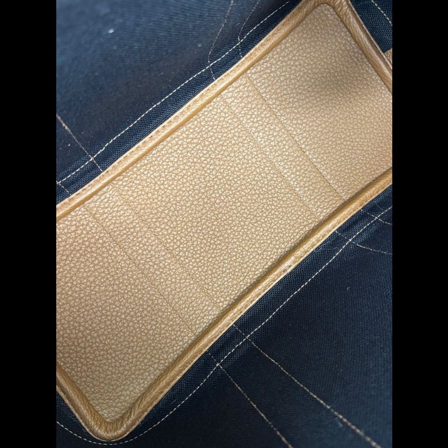 Hermes Garden Party 30
栗子色拼黑色帆布-10