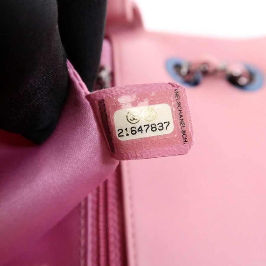 CHANEL 牛皮皮革Chain Shoulder Bag鏈帶肩背袋-7