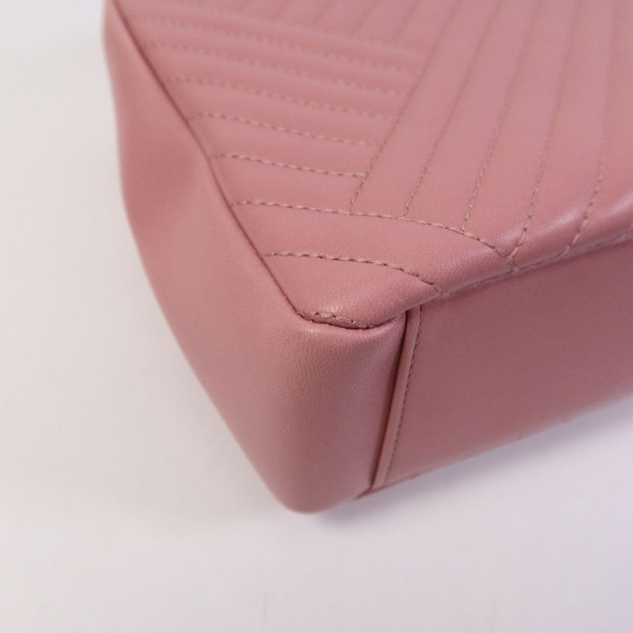 CHANEL 牛皮皮革Chain Shoulder Bag鏈帶肩背袋-13