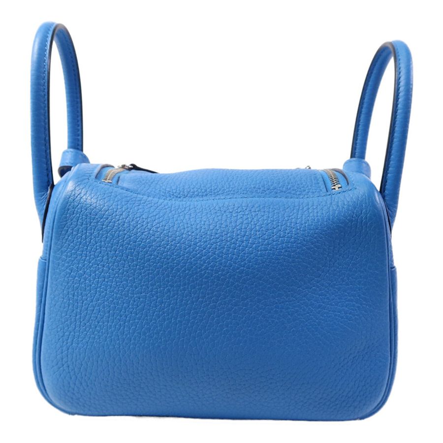 HERMES Clemence皮革Mini Lindy金扣手挽肩背兩用袋-1