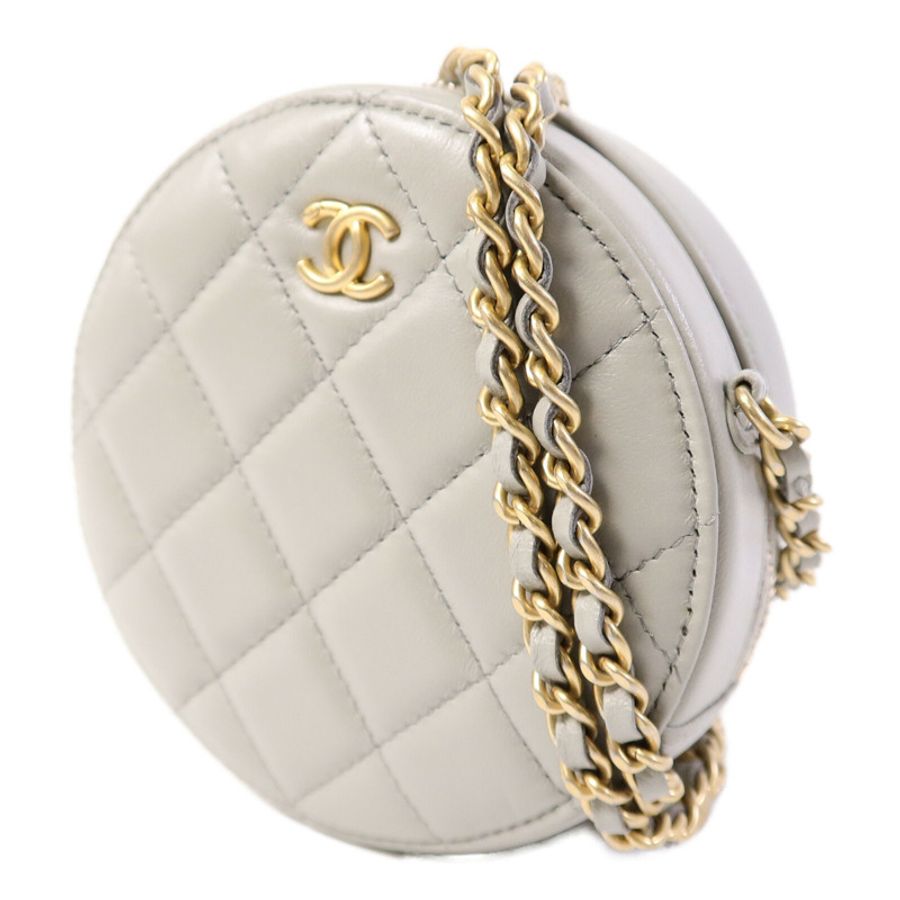 CHANEL 羊皮皮革Vanity Case鏈帶肩背袋-2