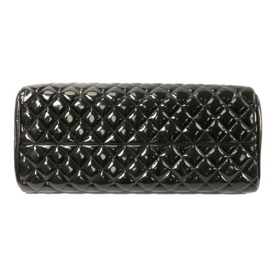 CHANEL 漆皮皮革Shoudler Bag鏈帶肩背袋-3