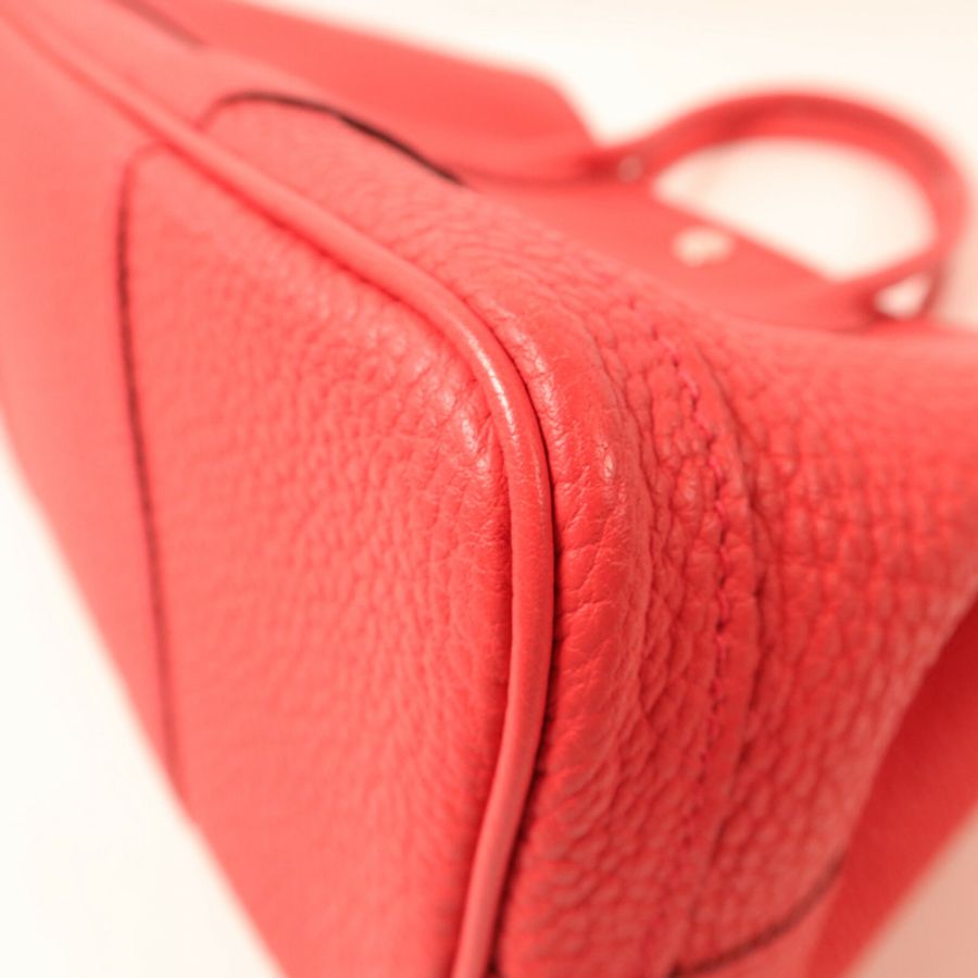 HERMES Clemence皮革Garden Party TPM手挽袋Bougainvillier-13