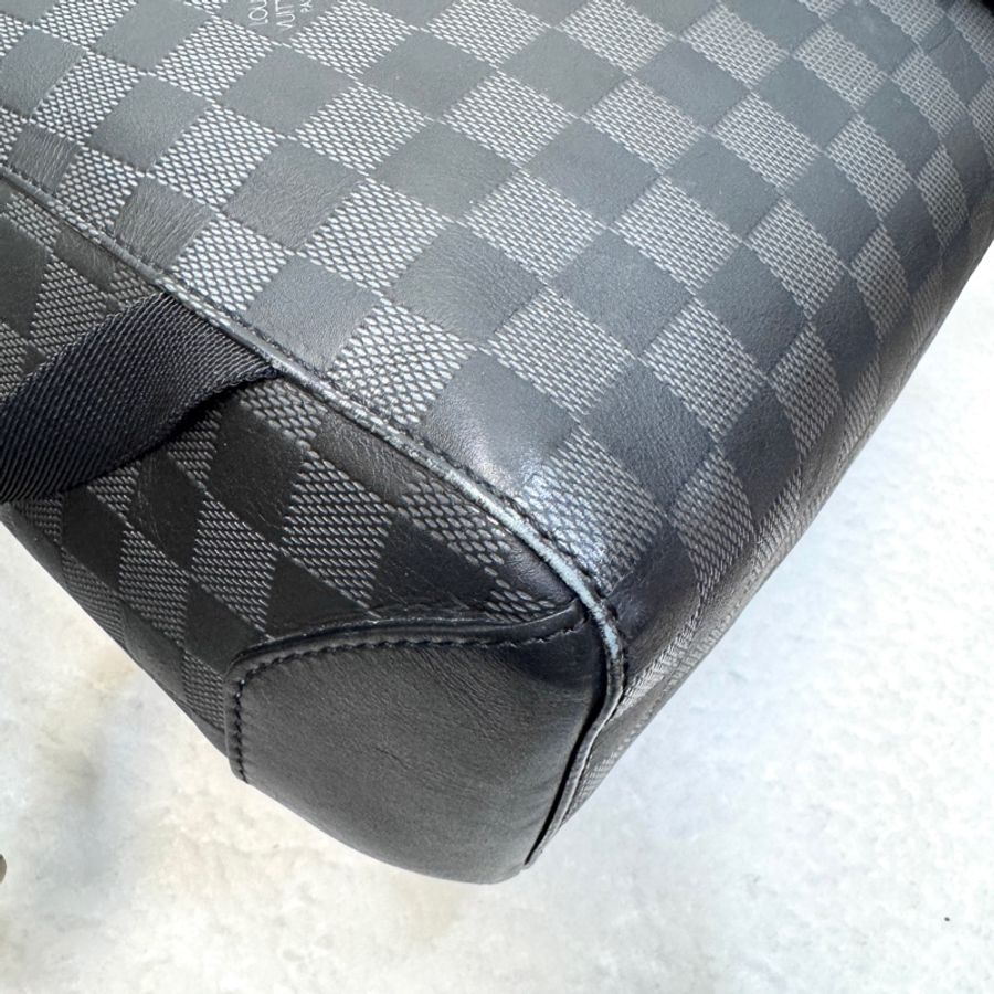 Campus後背包 Louis Vuitton 路易威登 黑色 Damier Infini壓紋牛皮 雙肩包 後背包 電腦包 N40306-18