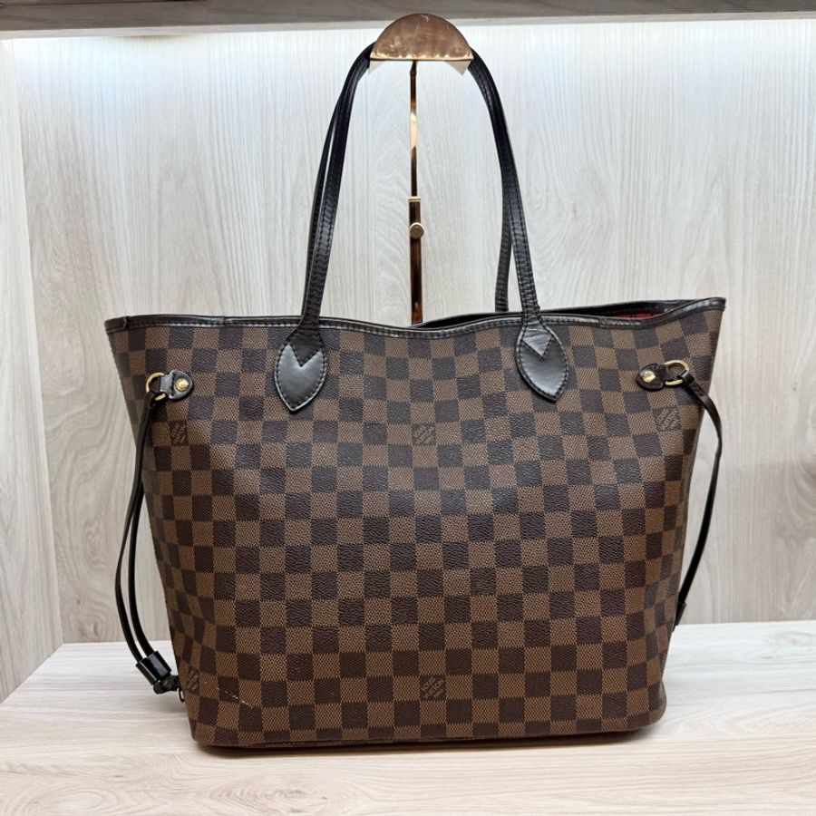 LV🤎棋盤格Neverfull MM托特包-1