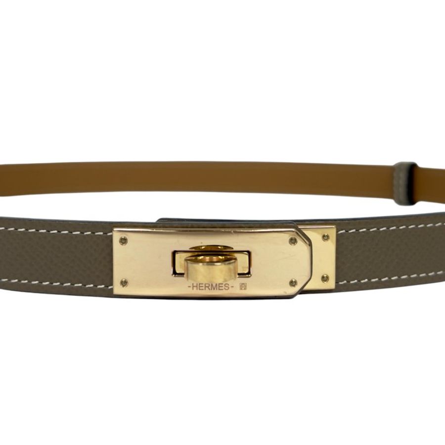 HERMES Kelly 18 腰帶 Y刻-1