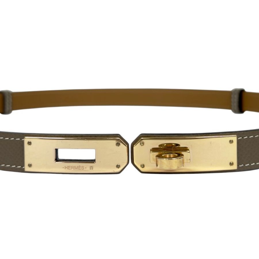 HERMES Kelly 18 腰帶 Y刻-7