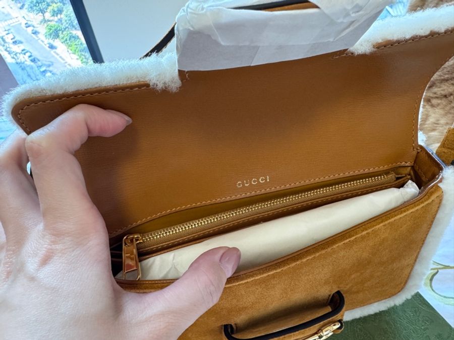 Gucci Horsebit 1955 迷你肩背包-10