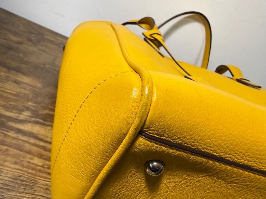 Loewe黃色托特包-9