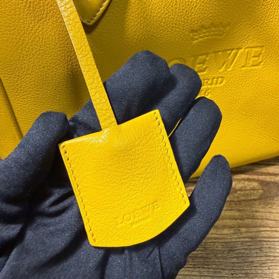 Loewe黃色托特包-15