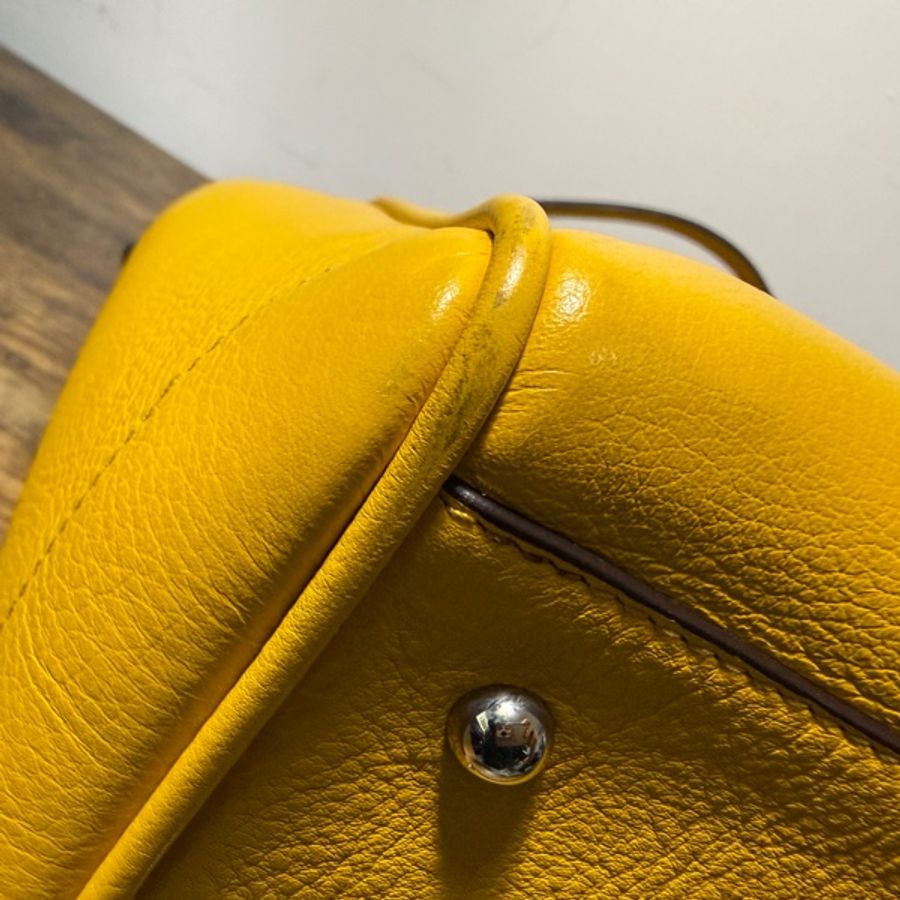 Loewe黃色托特包-16