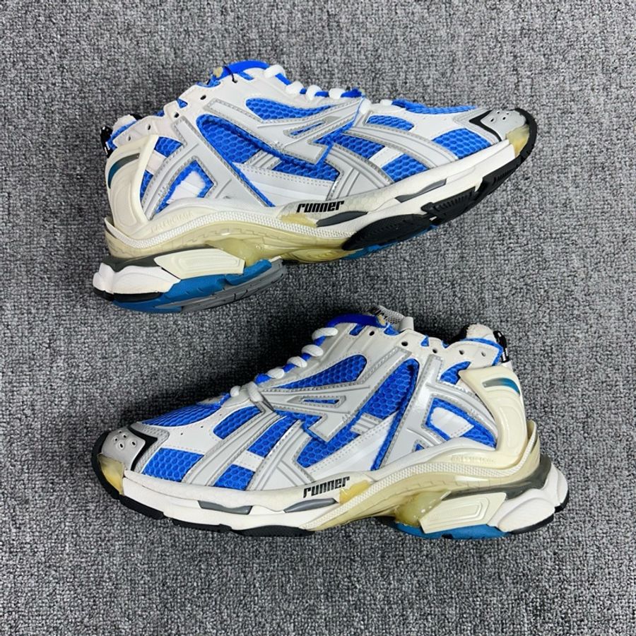 巴黎世家Balenciaga Runner 白藍色休閒老爹鞋 尺碼:39碼 成色:98新-1