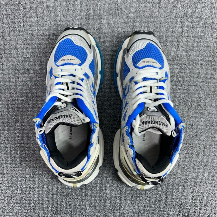 巴黎世家Balenciaga Runner 白藍色休閒老爹鞋 尺碼:39碼 成色:98新-4