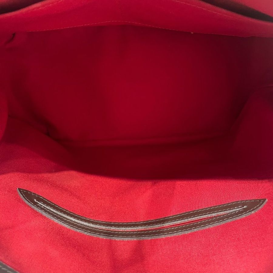 LOUIS VUITTON 路易威登 N41118 VERONA MM 棋盤格肩背包 PVC帆布 棋盤格 棕色 金釦-13