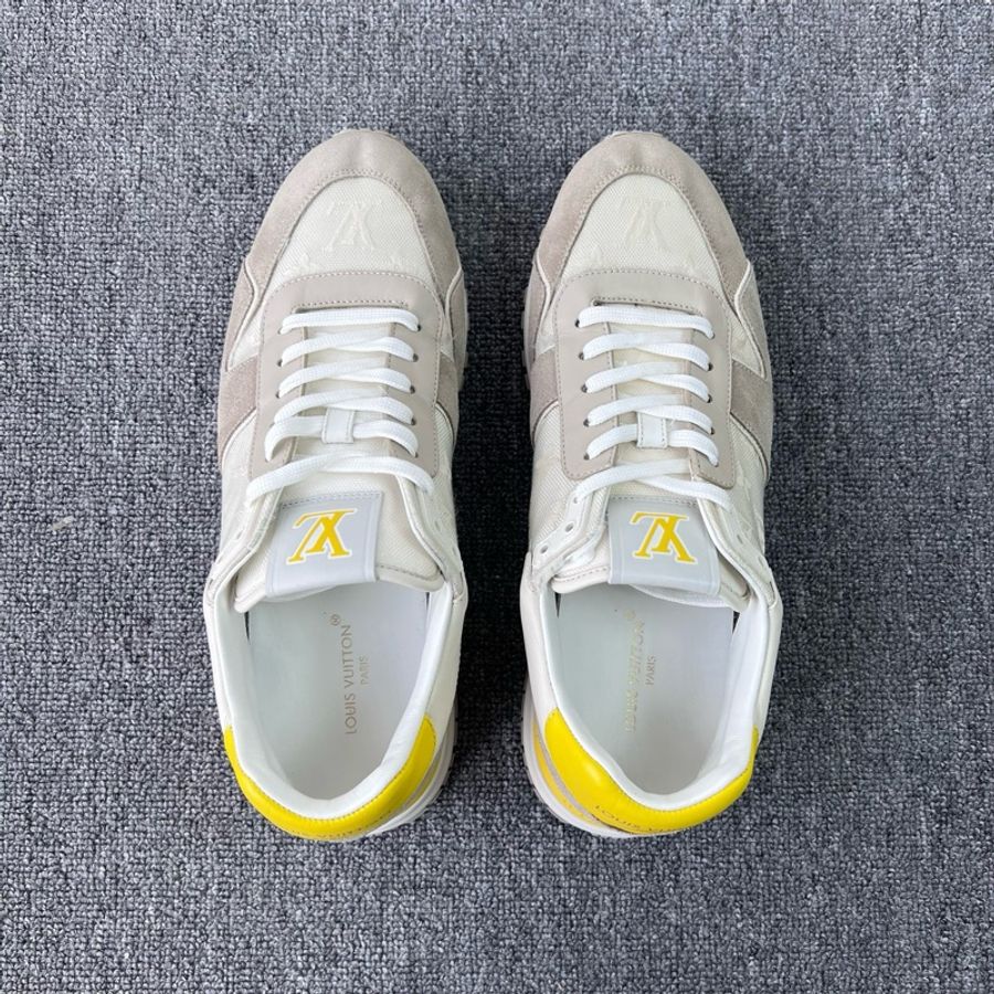 Louis Vuitton 路易威登 LV 新款Runaway 休閒運動鞋 白黃 尺碼:42.5碼 8.5碼 成色:99新-4