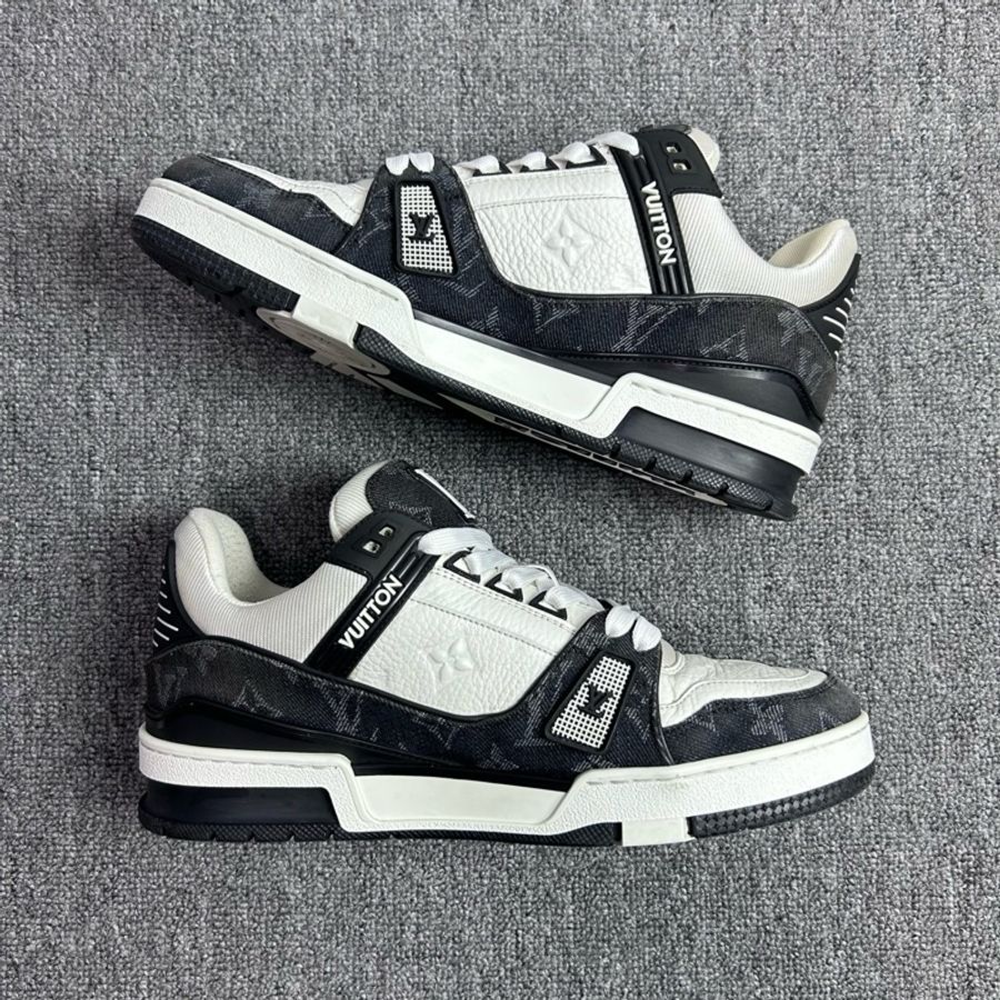 Louis Vuitton 路易威登 LV 黑白牛仔 Trainer 休閒鞋 尺碼:40碼 6碼 成色:98新-2