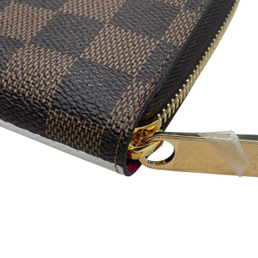 LOUIS VUITTON 路易威登 N60257 ZIPPY WALLET 拉鍊長夾 PVC帆布 VIVIENNE棋盤格 棕色 金釦-6