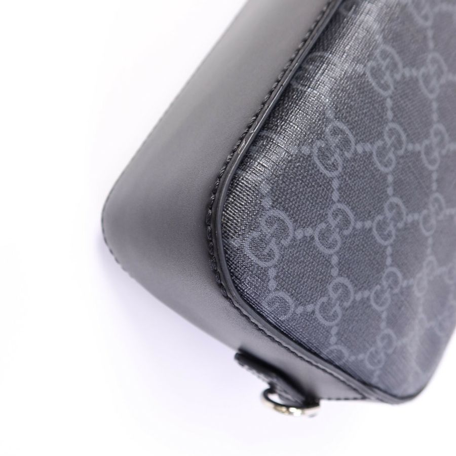 GUCCI 塗層帆布GG Supreme肩背袋-10
