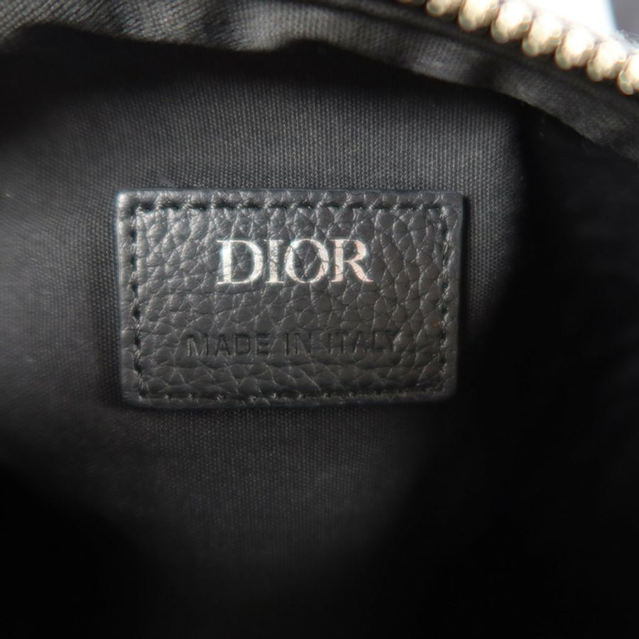 Dior Oblique帆布Mini Roller Messenger銀扣肩背袋-5
