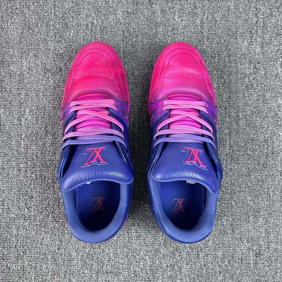 Louis Vuitton 路易威登 LV Trainer 漸變色粉紫色板鞋 尺碼:42.5碼 8.5碼 成色:99新-4