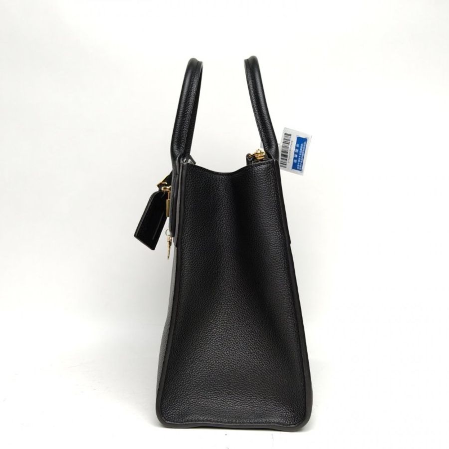 LOUIS VUITTON CitySteamer中號31黑色牛皮金扣晶片肩背包-1