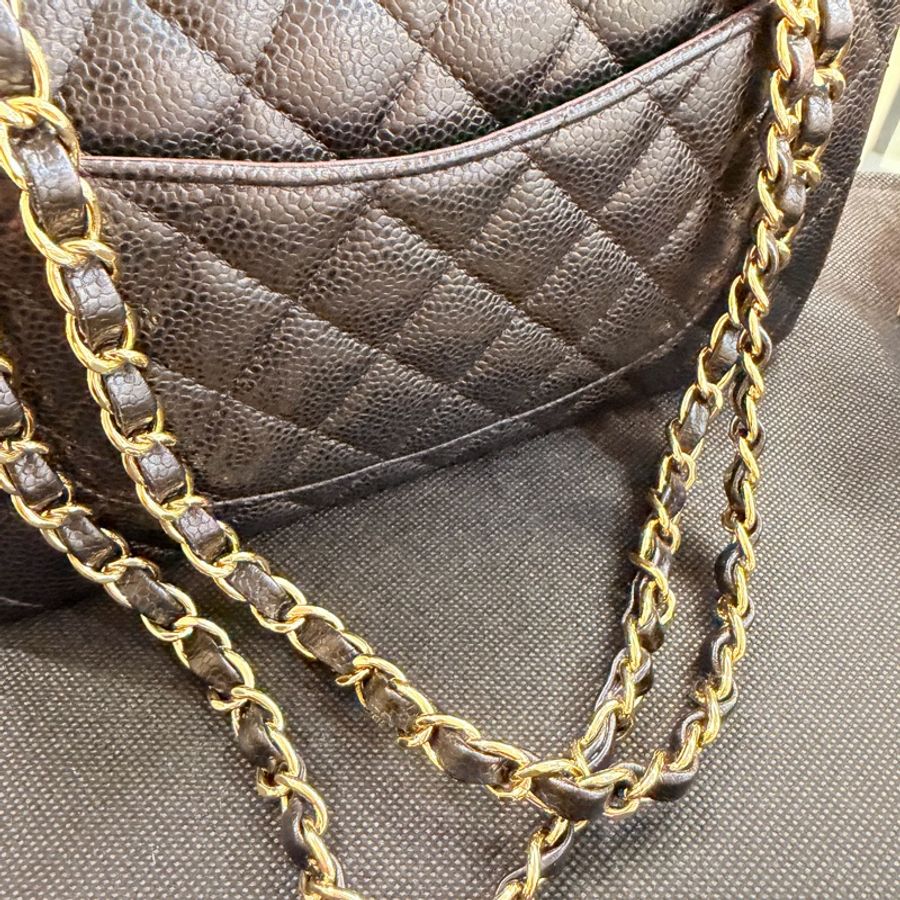 Chanel 黑金荔枝皮coco23-27
