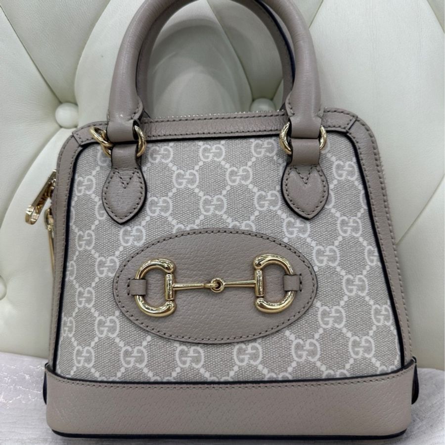 Gucci古驰1955老花mini贝壳包-0