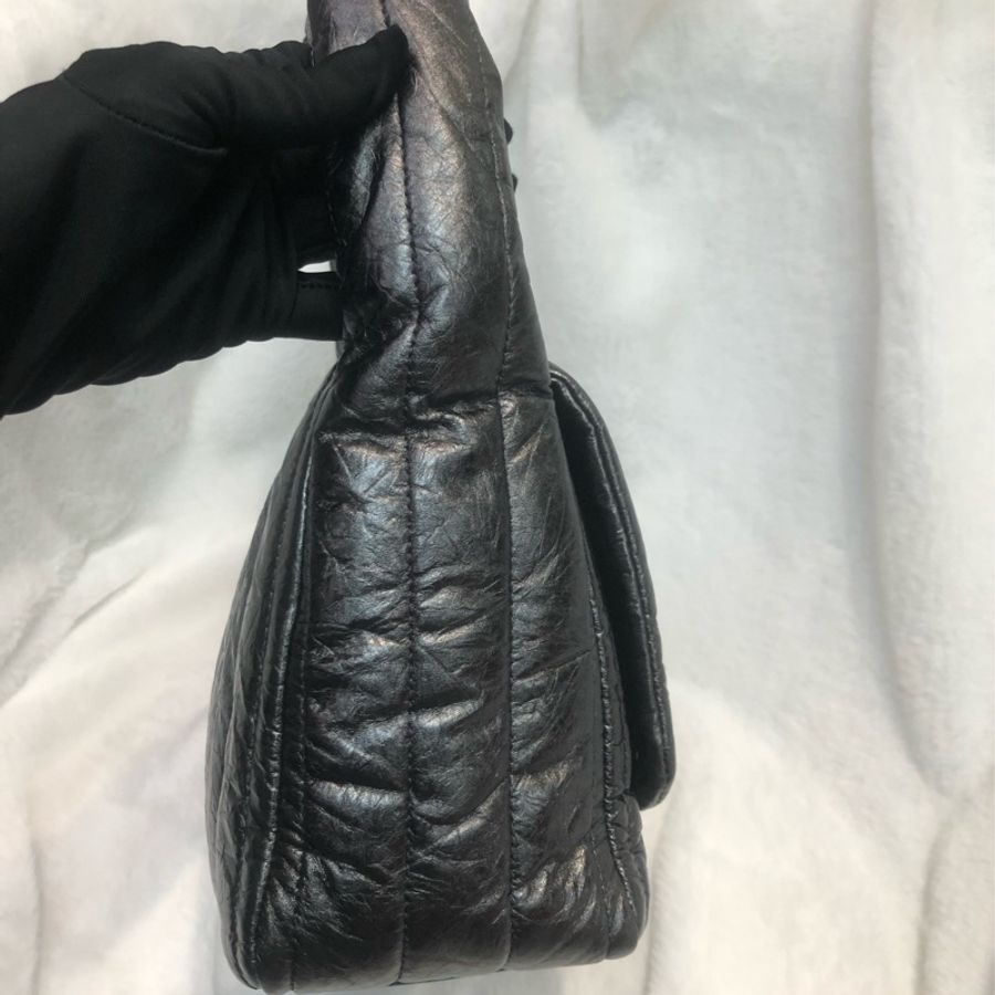 Balenciaga Monaco Sling Bag 金屬色腋下包 XC498-2