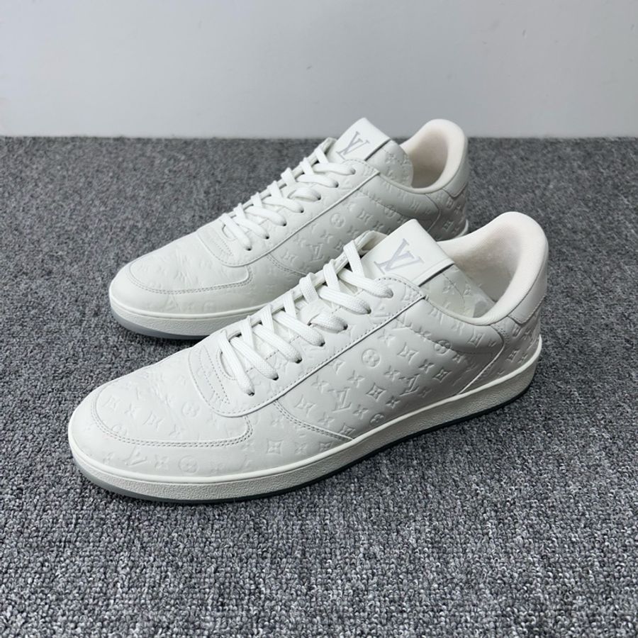 Louis Vuitton 路易威登 LV Rivoli 白色滿印logo 休閒鞋 尺碼:42.5碼 8.5碼 成色:97新-0