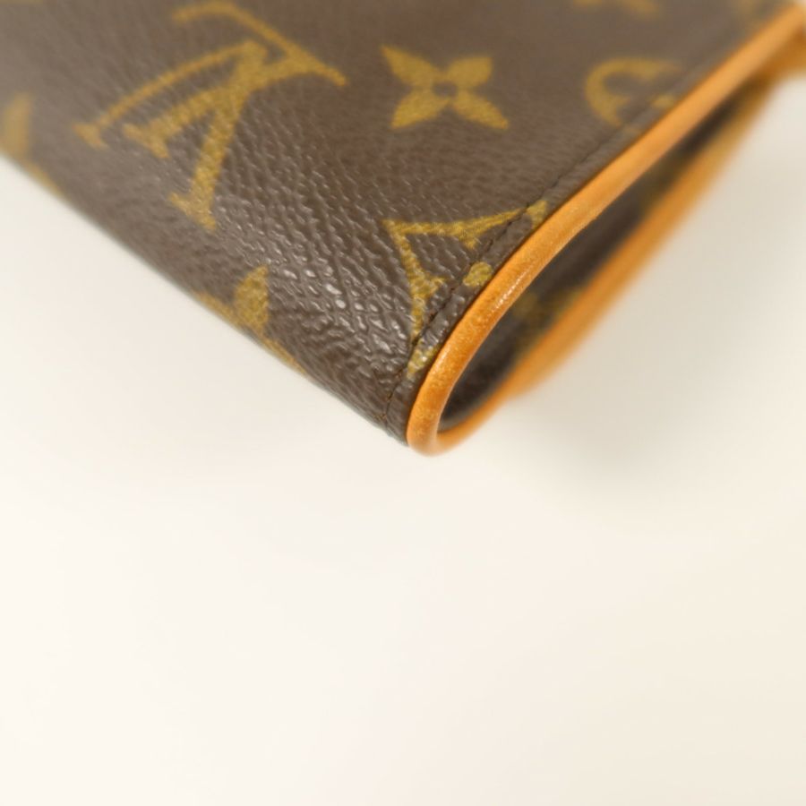LOUIS VUITTON Monogram Pochette Twin GM金扣肩背袋-13