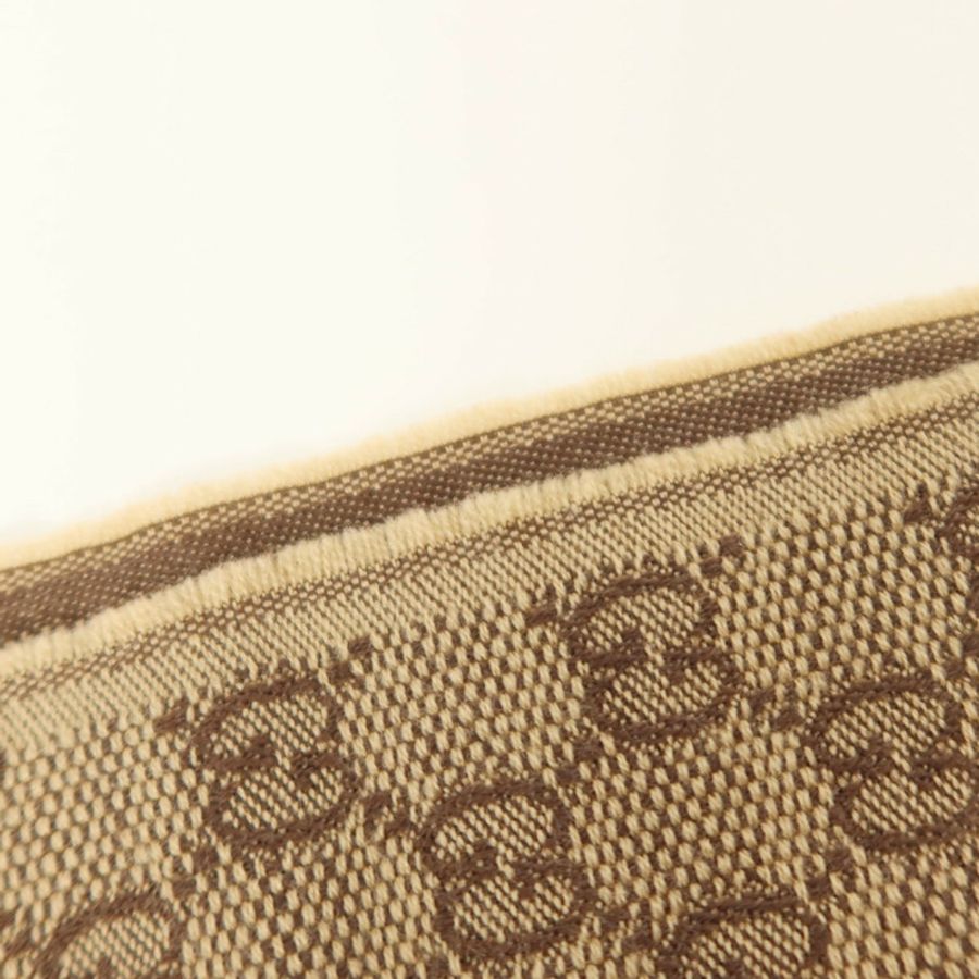 GUCCI 羊毛/絲質Scarf 180x37cm絲巾-10