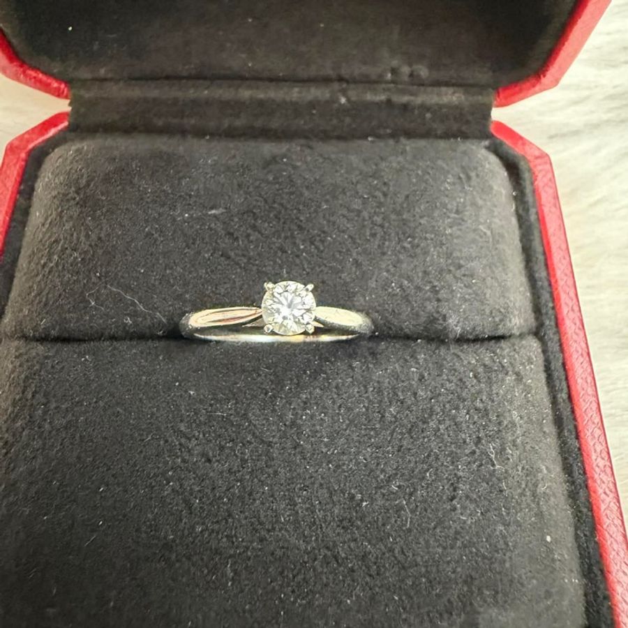 Cartier SOLITAIRE 0.31CT鑽戒-1