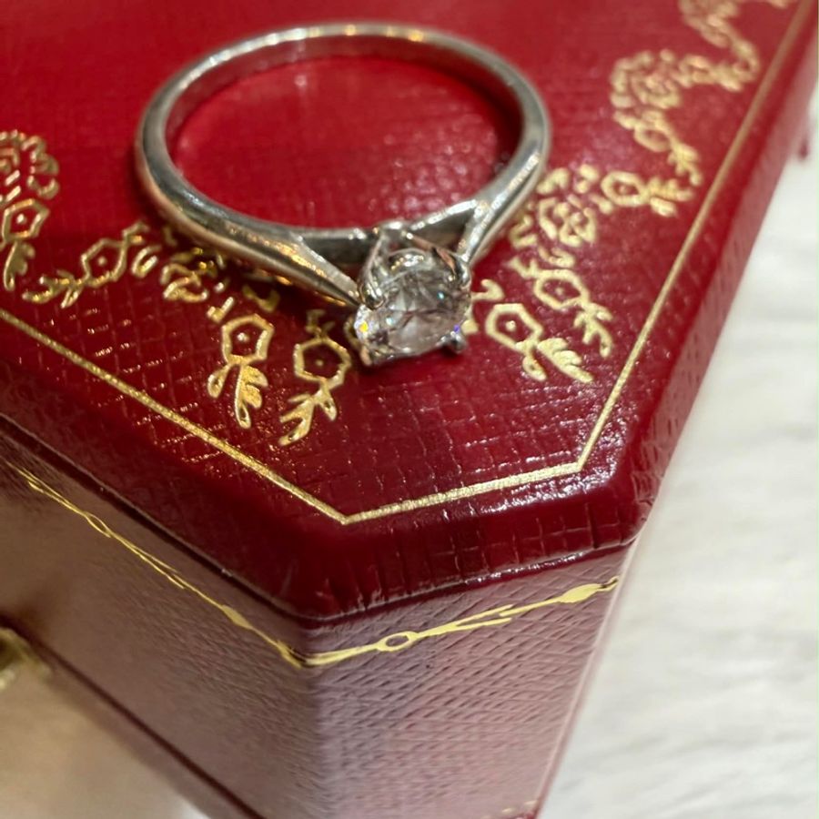 Cartier SOLITAIRE 0.31CT鑽戒-3