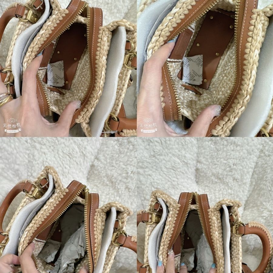 未使用coach Rogue 20針織🧶毛線系列三用包(原價25800元)-12