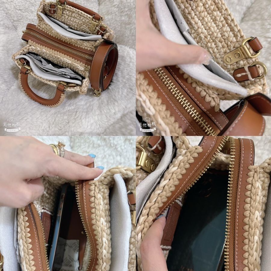 未使用coach Rogue 20針織🧶毛線系列三用包(原價25800元)-13