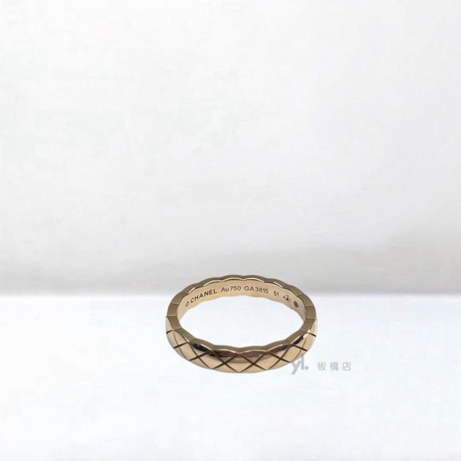 Y2016-CHANEL Coco Crush窄版18K金戒指J11793-2