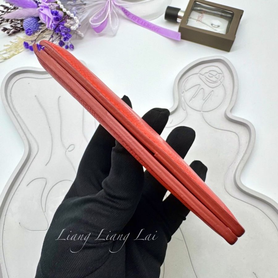 LOUIS VUITTON LV James亮橘色短夾-15