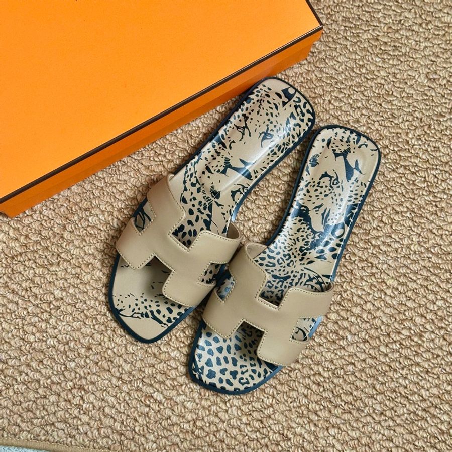 Hermes愛馬仕Oran拖鞋,37.5碼-0