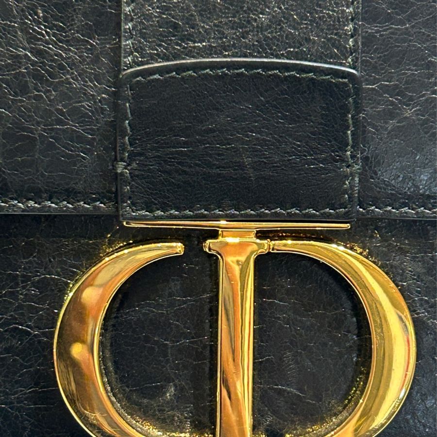 DIOR 30 Montaigne 肩背手提包 M9204UMOS 黑金-3