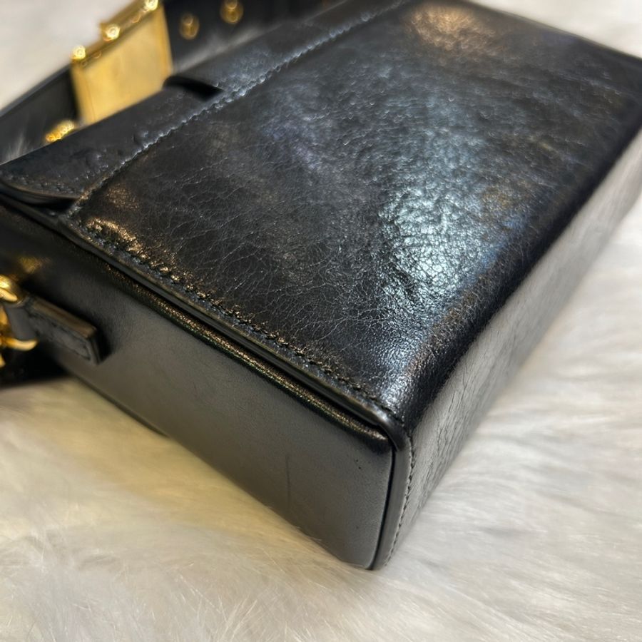 DIOR 30 Montaigne 肩背手提包 M9204UMOS 黑金-9