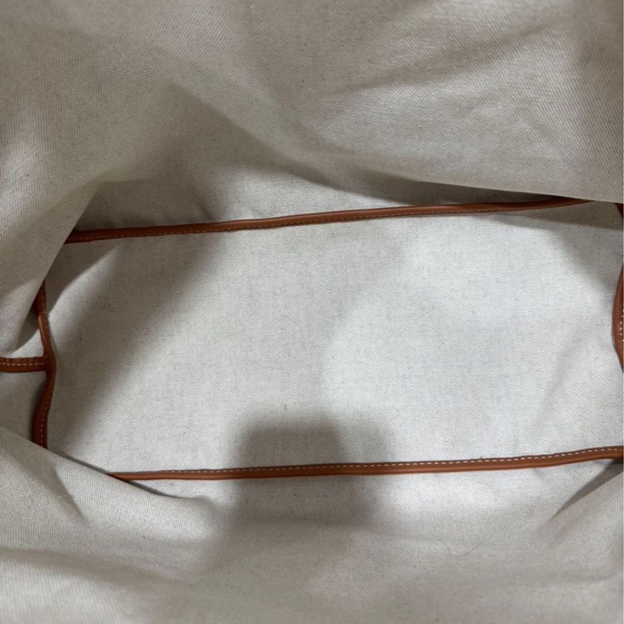 999新 Goyard 戈雅 焦糖托特 Goyardine 帆布 28 x 15 x 34-7
