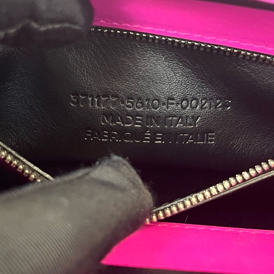 98新Balenciaga巴黎世家玫紅色金屬環包 尺寸28*8*23-7
