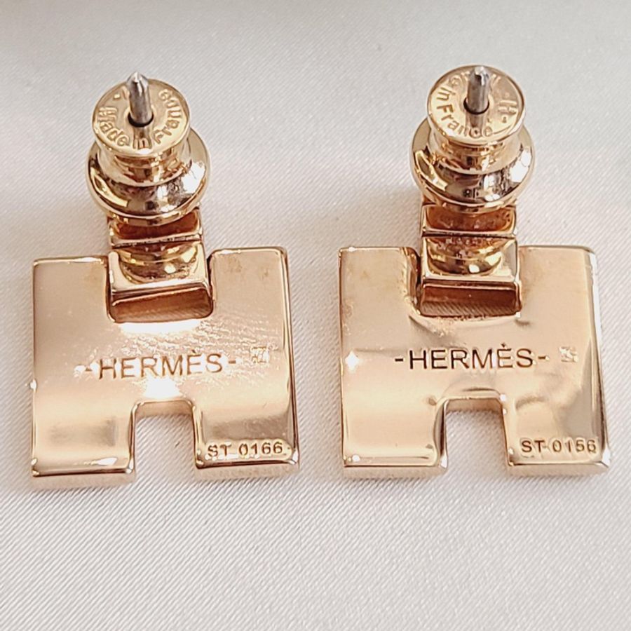 Hermès 愛馬仕耳釘 愛馬仕 女士 金屬 合金 耳釘 🈚附件-5