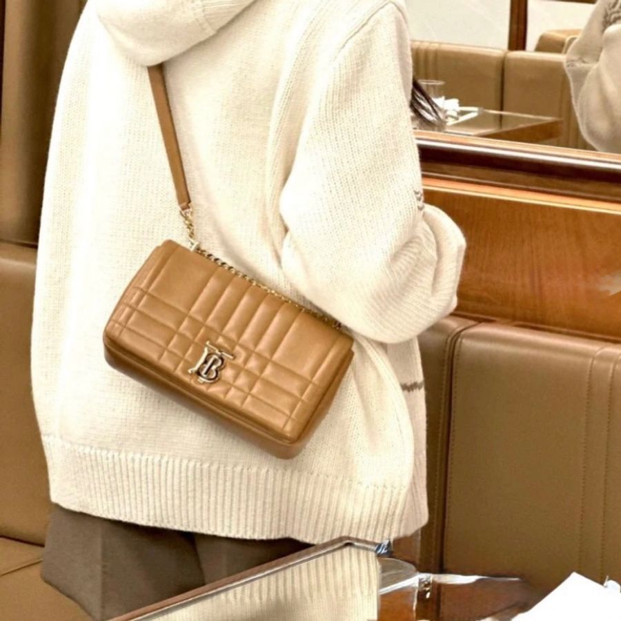 Burberry Lola 8059514 ( Brown / silver )-4