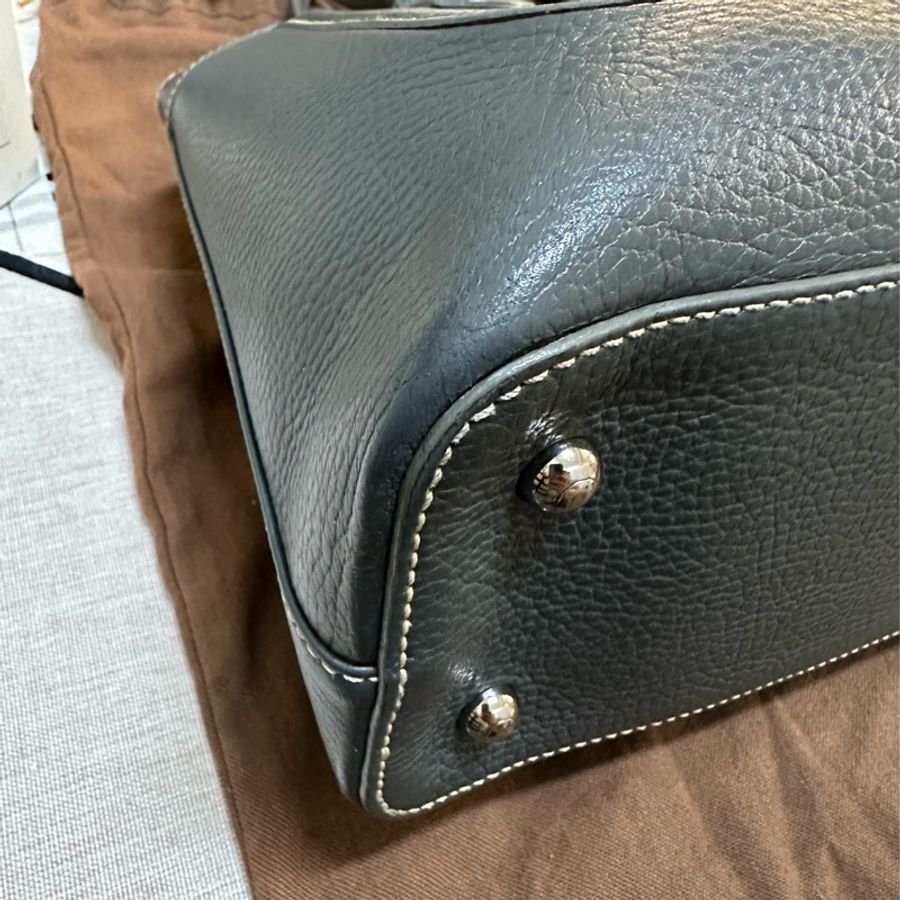 TOD’S 手提肩背包Girelli 荔枝紋托特包 Buckle Tote Bag-14