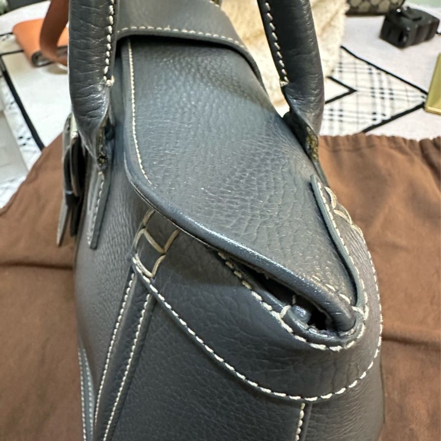 TOD’S 手提肩背包Girelli 荔枝紋托特包 Buckle Tote Bag-16