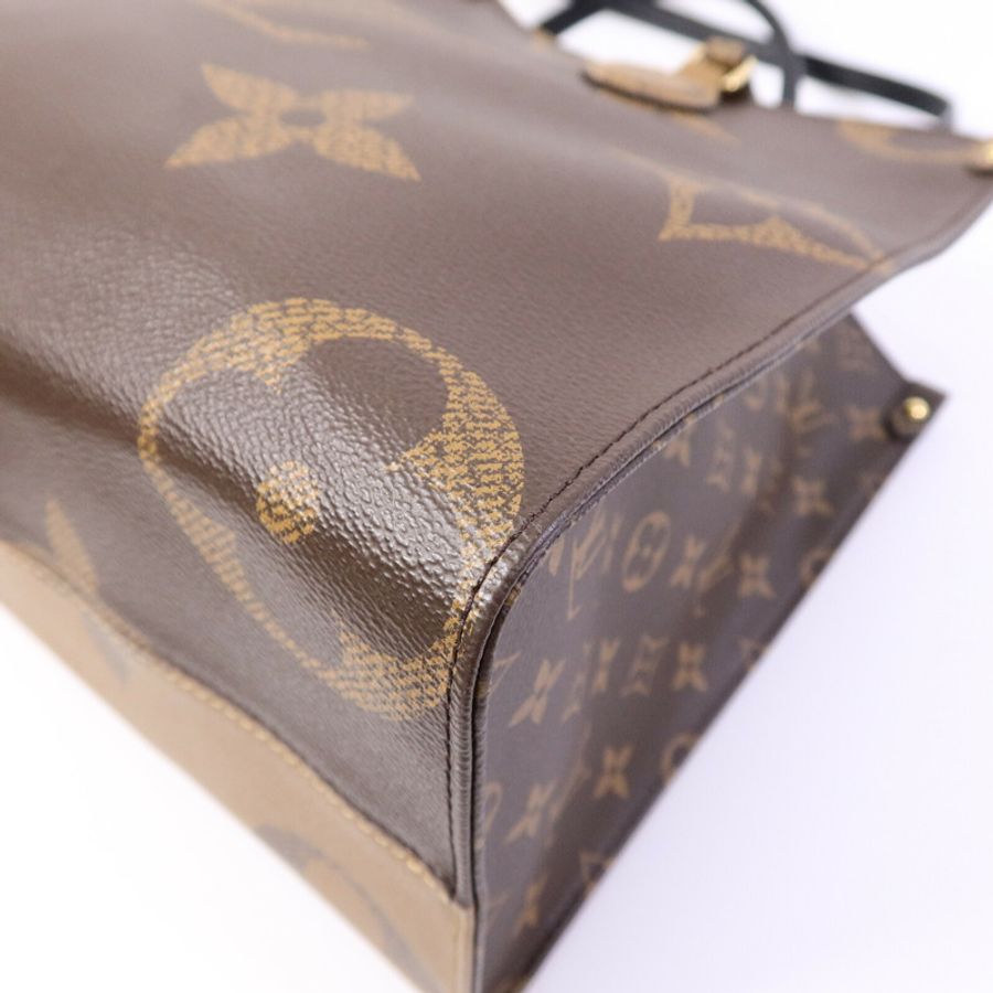 LOUIS VUITTON Monogram Giant On The Go MM手挽袋-9