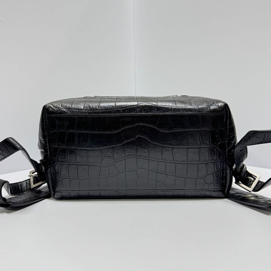【超級新🌟】 YSL 聖羅蘭 鱷魚紋 後背包🎒 (專櫃12萬!)-9