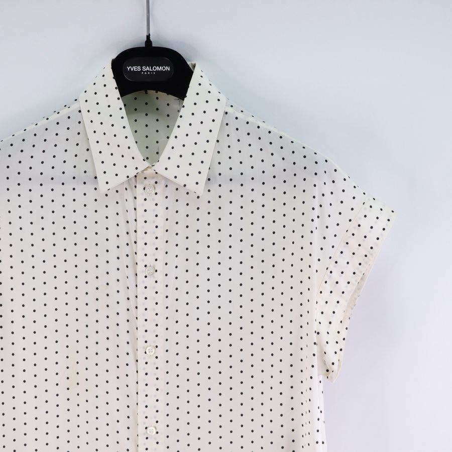 Dior 迪奧 圓點 蜜蜂刺繡 短袖襯衫-1